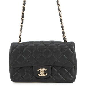 Chanel Chain Shoulder Bag Mini Matelassé 20 Coco Mark Lambskin A69900 CHANEL ...
